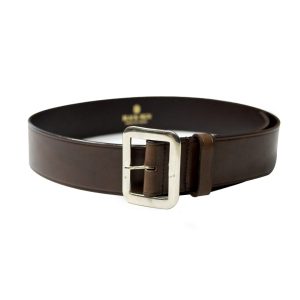Plain Belt with North & Judd Co. Buckle (1950s N.O.S) BSSA-24602 | Dark Brown