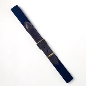 Bredon Belt, Gold Buckle | Navy Plain